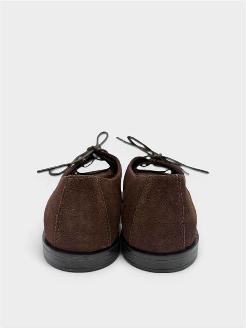 Mocassino stringato velour t.moro IL LACCIO | 5417VELOURT.MORO